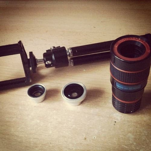 The lens kit The lens kit