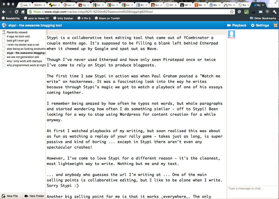 My post on Stypi in Stypi My post on Stypi in Stypi