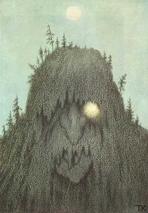 Forest troll. (Theodor Kittelsen, 1906).
