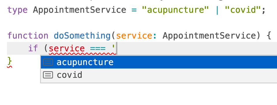 Great autocomplete