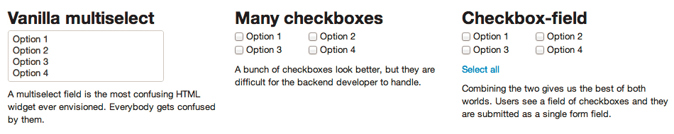 Checkbox-field