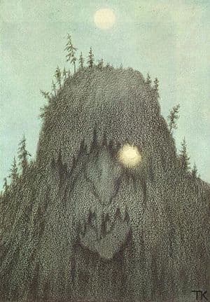 Forest troll. (Theodor Kittelsen, 1906). Forest troll. (Theodor Kittelsen, 1906).