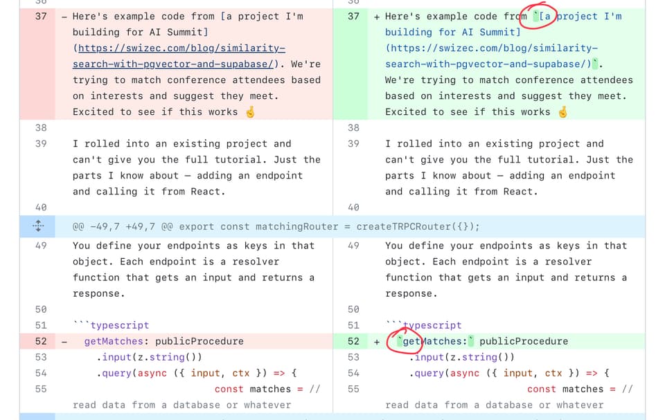 GPT-4 adds backticks where not appropriate