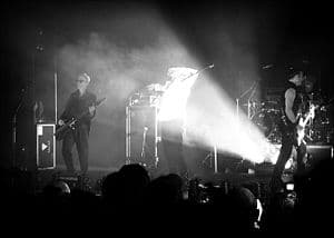 Photo of Bauhaus in concert at the Brixton Aca... Photo of Bauhaus in concert at the Brixton Aca...