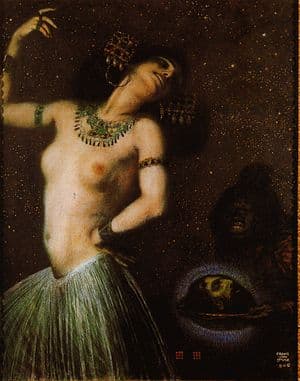 The dance of Salome - painted by Franz von Stu... The dance of Salome - painted by Franz von Stu...