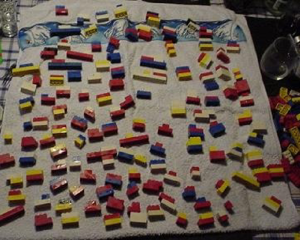 Results from a washing run at a party Results from a washing run at a party