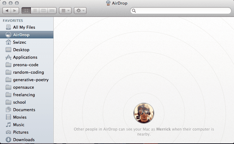 Airdrop looks pretty cool. So does the new sidebrowser in Finder