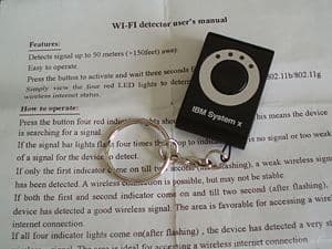 A Wi-Fi detector A Wi-Fi detector