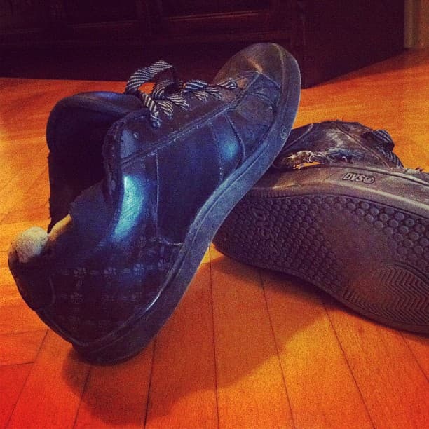 Shoes on their deathbed Shoes on their deathbed