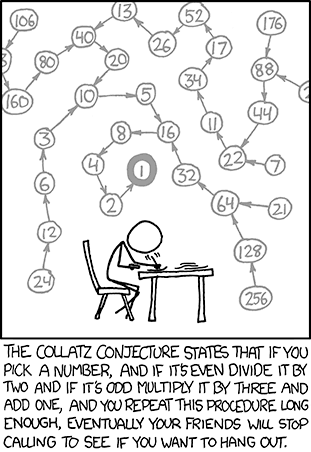 xkcd collatz conjecture xkcd collatz conjecture