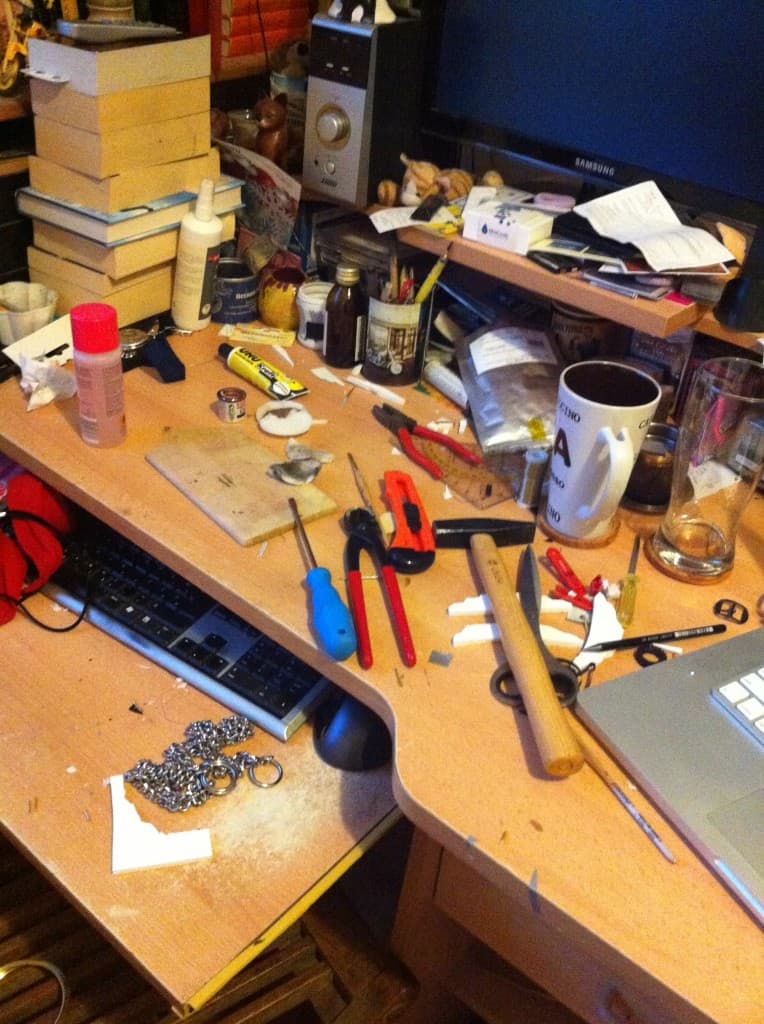 Manliest my desk has ever looked Manliest my desk has ever looked