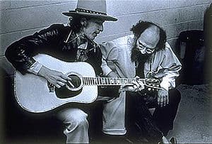 English: Portrait of Allen Ginsberg and Bob Dy... English: Portrait of Allen Ginsberg and Bob Dy...