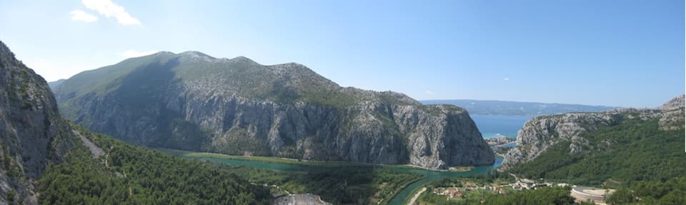 Omiš panorama Omiš panorama
