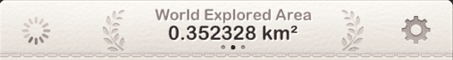Area of world explored Area of world explored