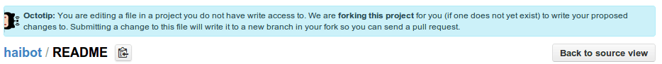 Github editing octotip Github editing octotip
