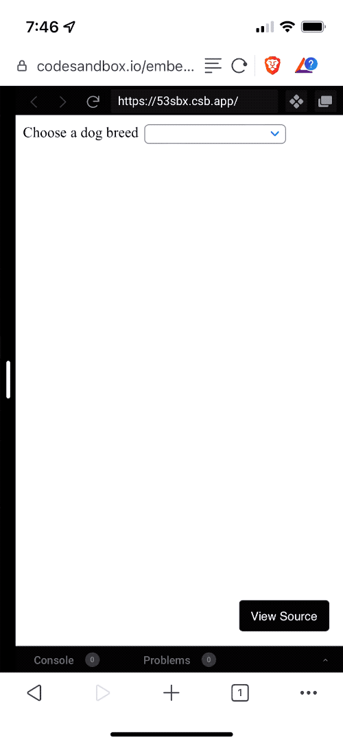Datalist on a phone