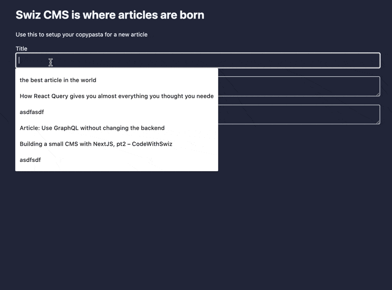 Preview of markdown machinery