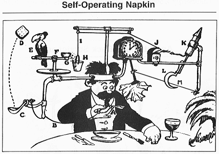 The self-operating napkin