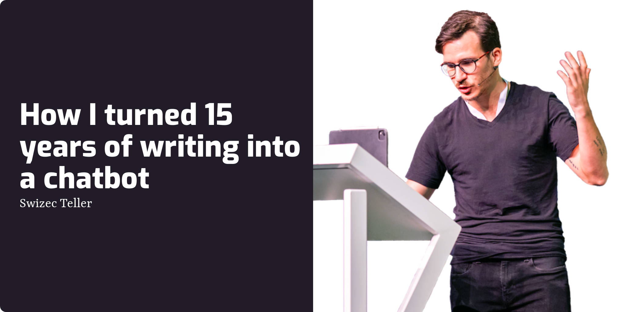 How I turned 15 years of writing into a chatbot | Swizec Teller