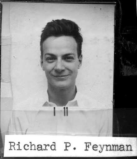 Richard Feynman's Los Alamos ID pic