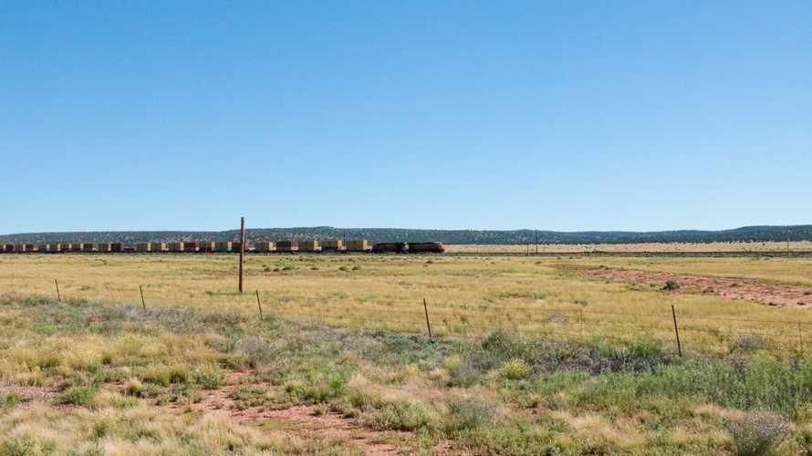 The trains running alongside us were over a mile long (we counted) with more than 6 engines sometimes!