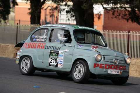 The original Abarth with an uncloseable engine compartment