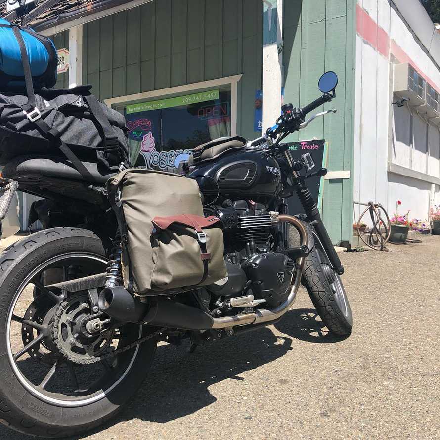 Bike all packed with gear