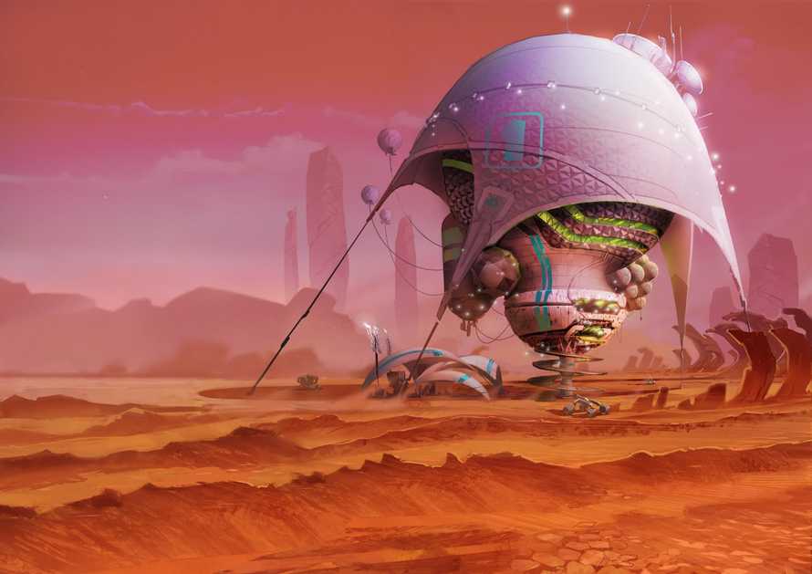 A future mars colony