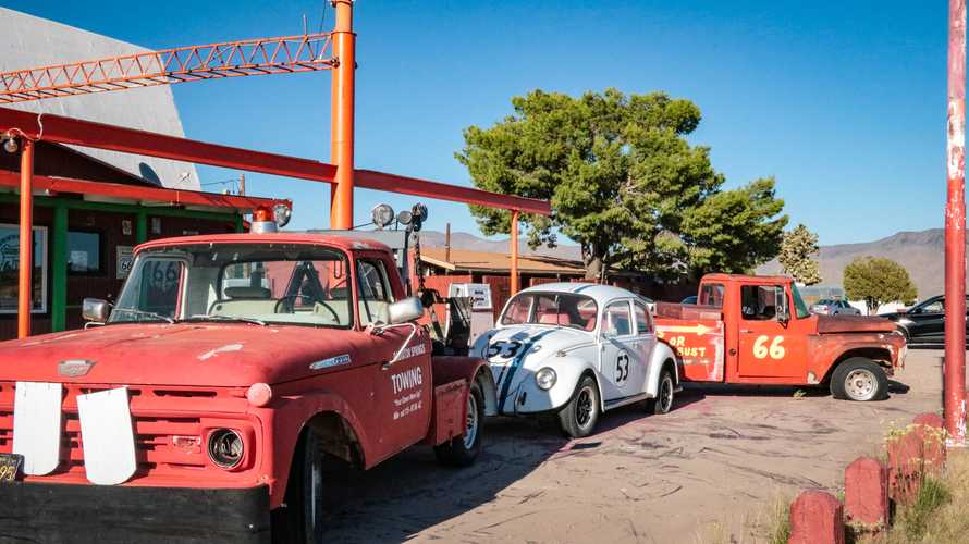 Many old gas stations got converted into little Route 66 museums