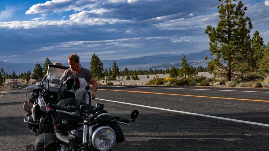 Stopping for a breather near Mono Lake because we couldn't keep ignoring the view