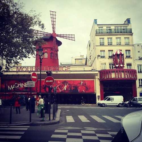 There's a whole street of sex shops next to Moulin Rouge