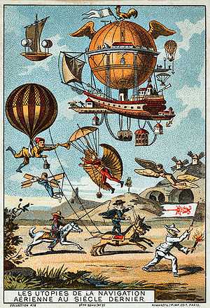 Utopian flying machines of the previous centur...