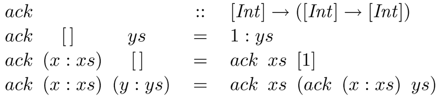 Ackermann's function