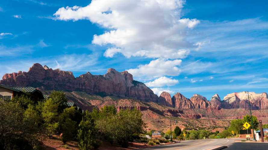 But the views just outside Zion were fantastic. Once we hit the mountains it was game on