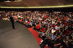 Brian Chesky, CEO of Airbnb, speaks to Startup...