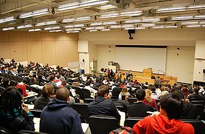 English: 5th floor lecture hall at Baruch Coll...