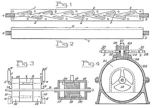 Tesla valve patent