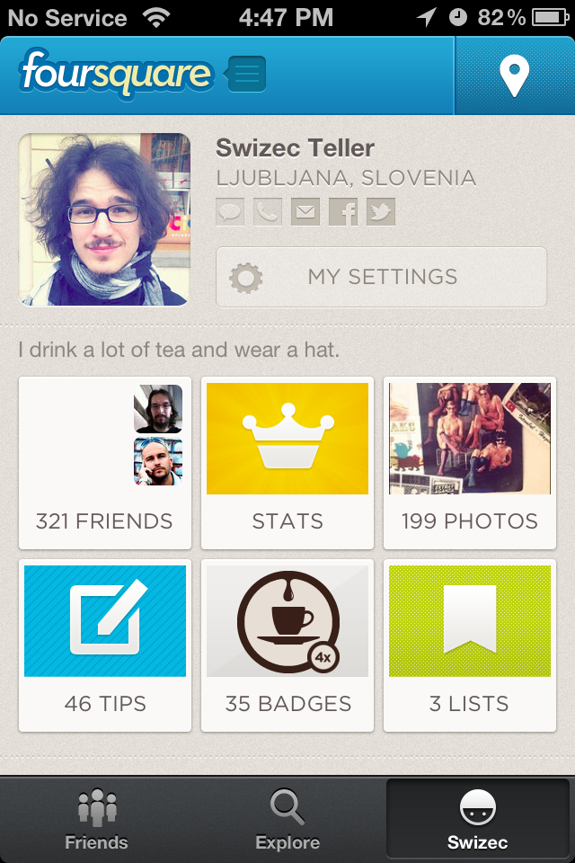 4sq profile