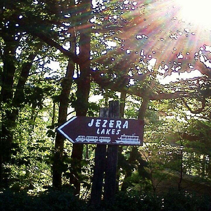 Plitvice Lakes - where boats chase trains