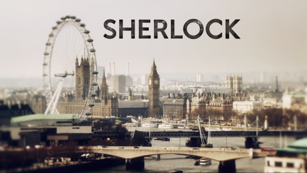 Sherlock title scene